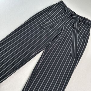 Aritzia Wilfred Women's Size 12 Tie-Front Pant High-Waisted Belted Black